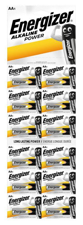 Батарейки Energizer POWER AA/LR6 1.5V - 12 шт.