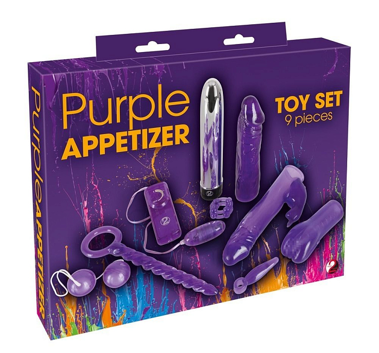 Фиолетовый вибронабор Purple Appetizer