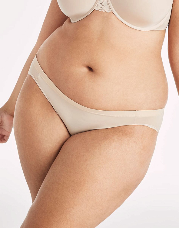 Низкие трусики-слипы Barely There Bikini