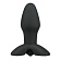 Черная анальная пробка с вибрацией Dark Joy - 10,5 см.