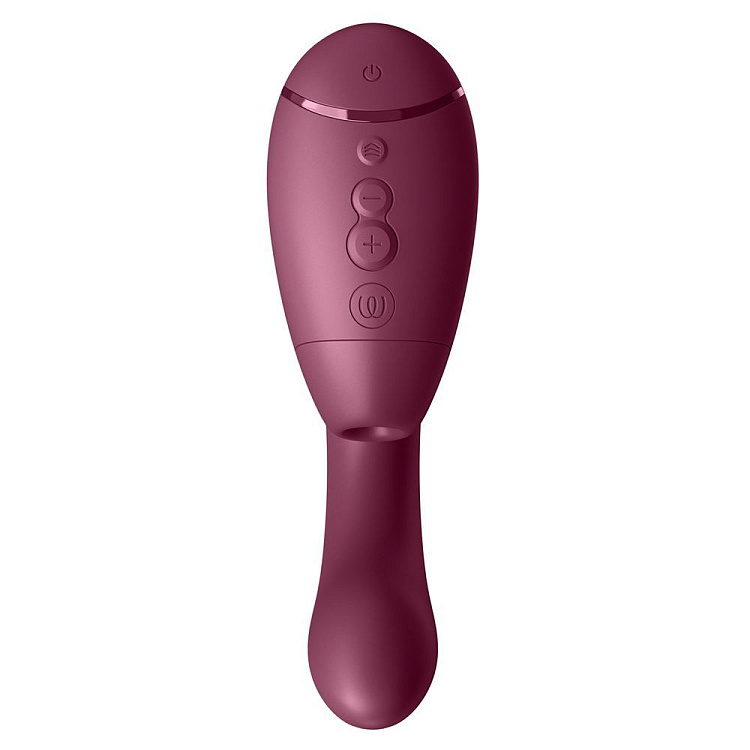 Малиновый двойной стимулятор Womanizer Next Duo