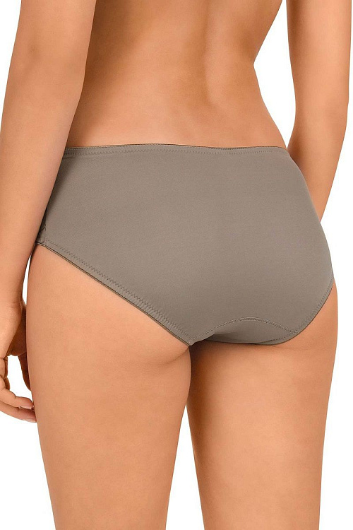 Высокие трусы-слипы с рисунком-решеткой