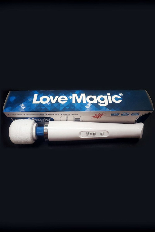 Белый вибромассажёр Love Magic HV-270-VR018