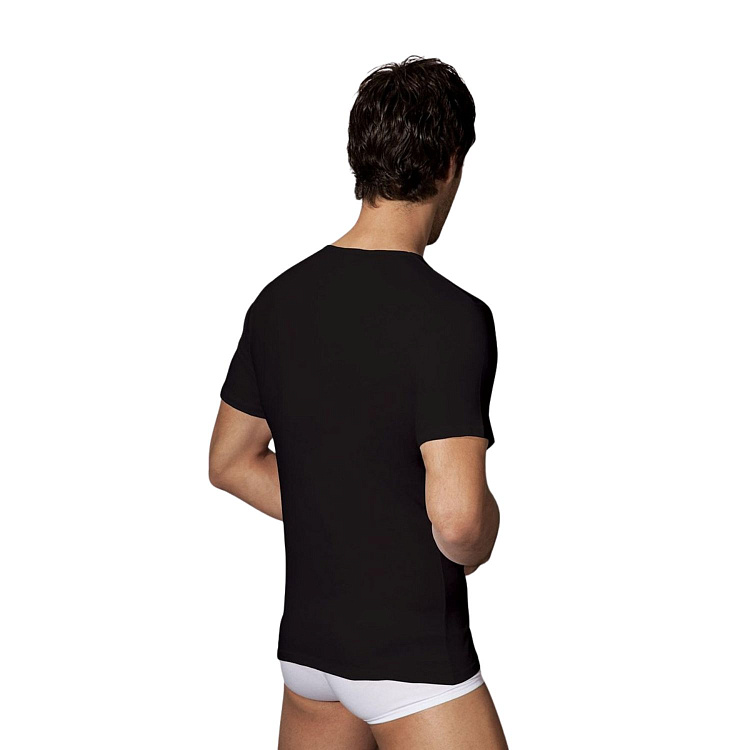 Классическая футболка из хлопка с V-образным вырезом Doreanse Cotton Basic