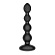 Черная анальная виброёлочка Nexus Tornado Beaded Probe Large с функцией вращения