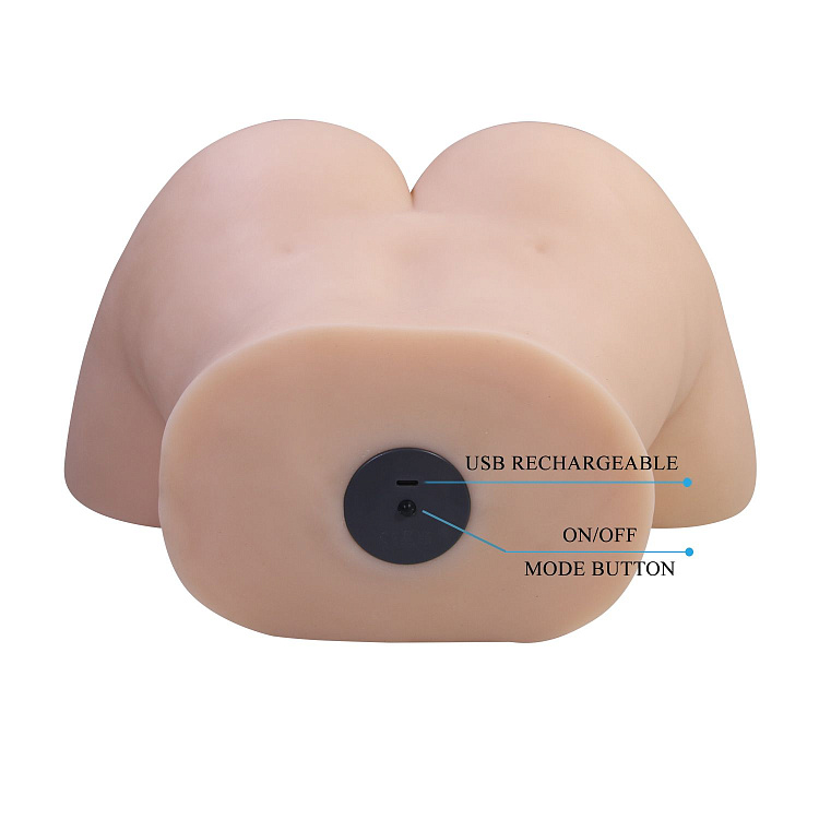 Телесный мастурбатор Liora с вибрацией