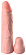 Телесная насадка-удлинитель 1 Inch Silicone X-tension - 17,8 см.