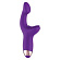 Фиолетовый массажёр для G-точки G-Spot Pleaser - 19 см.