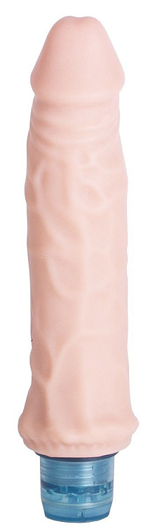 Телесный вибратор Vibro Realistic Cock Dildo - 17,5 см.