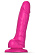 Розовый фаллоимитатор Strap-On-Me Sliding Skin Realistic Dildo size S