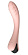 Персиковый вибратор для G-точки Apus - 19 см.