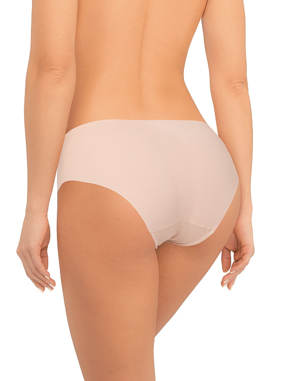 Бесшовные хлопковые трусики-слипы