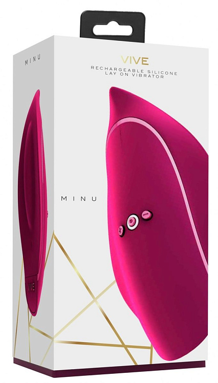 Розовый клиторальный стимулятор Minu