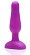 Анальная вибропробка NOVICE REMOTE CONTROL PLUG FUCHSIA - 10,2 см.