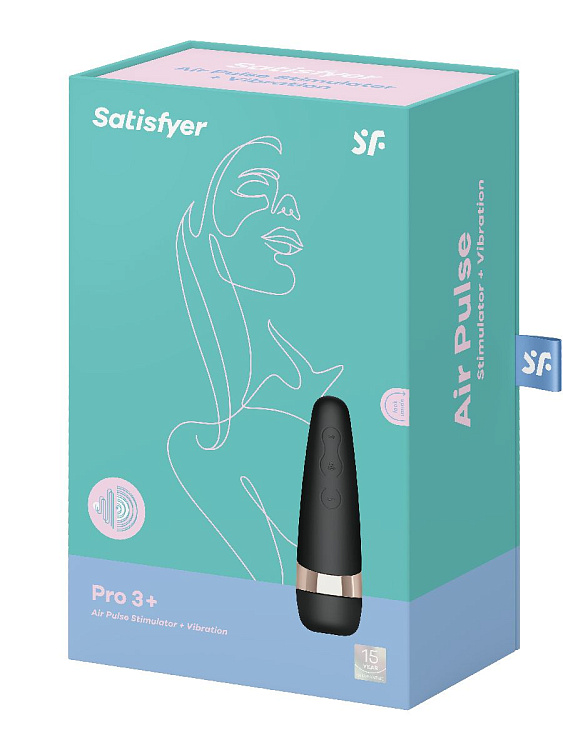 Вибро-вакуумно-волновой стимулятор Satisfyer Pro 3+