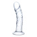 Стеклянный фаллоимитатор из стекла 7’’ Curved Realistic Glass Dildo With Veins - 15,9 см.