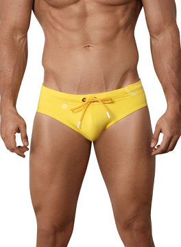 Желтые мужские плавки-брифы Malibu Swimsuit Brief