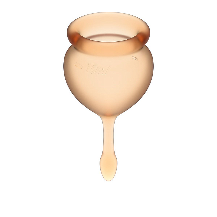 Набор оранжевых менструальных чаш Feel good Menstrual Cup