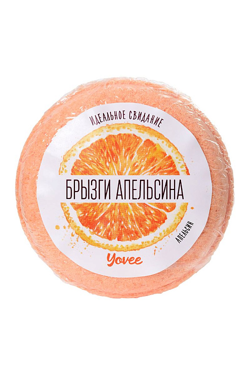 Бомбочка для ванны «Брызги апельсина» с ароматом апельсина - 70 гр.