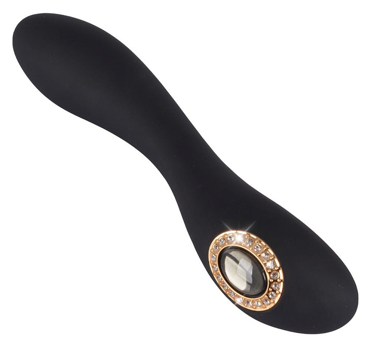 Черный элегантный вибратор Cleopatra G-Spot Vibrator - 19,7 см.