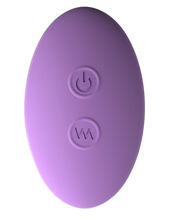 Фиолетовый компактный вибростимулятор Remote Silicone Please-Her