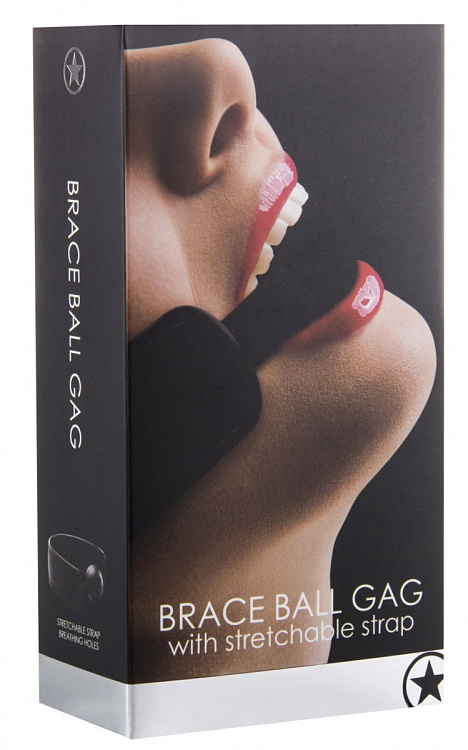 Кляп Brace Balll Black