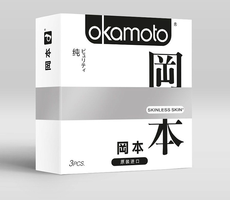 Презервативы OKAMOTO Skinless Skin Purity - 3 шт.