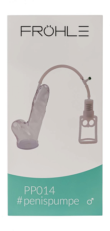 Реалистичная вакуумная помпа с насосом-поршнем Realistic Penis Pump Professional