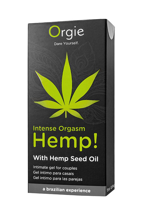 Возбуждающий интимный гель для пар ORGIE Hemp Intense Orgasm - 15 мл.