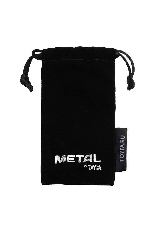 Серебристый утяжелитель на мошонку TOYFA Metal