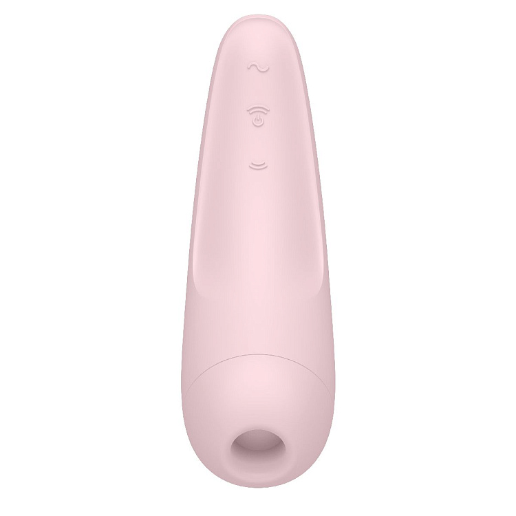 Розовый вакуум-волновой стимулятор Satisfyer Curvy 2+