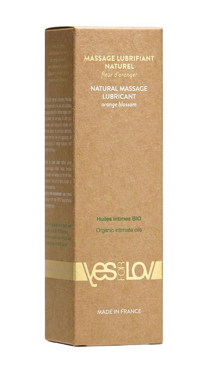 Натуральная массажная смазка Natural Lubricant Orange Blossom - 100 мл.