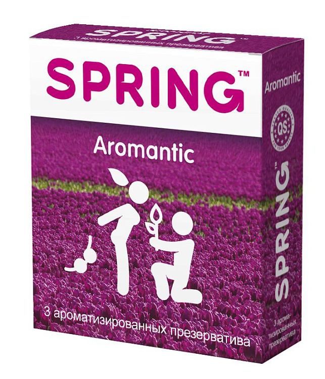 Ароматизированные презервативы SPRING AROMANTIC - 3 шт.