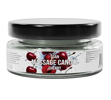 Массажная свеча «Спелая вишня» - 50 мл.