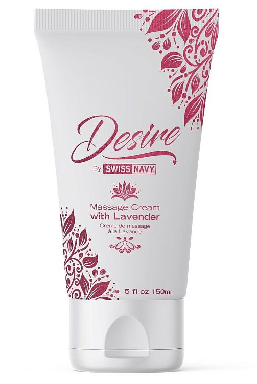 Массажный крем с ароматом лаванды Desire Massage Cream with Lavender - 150 мл.