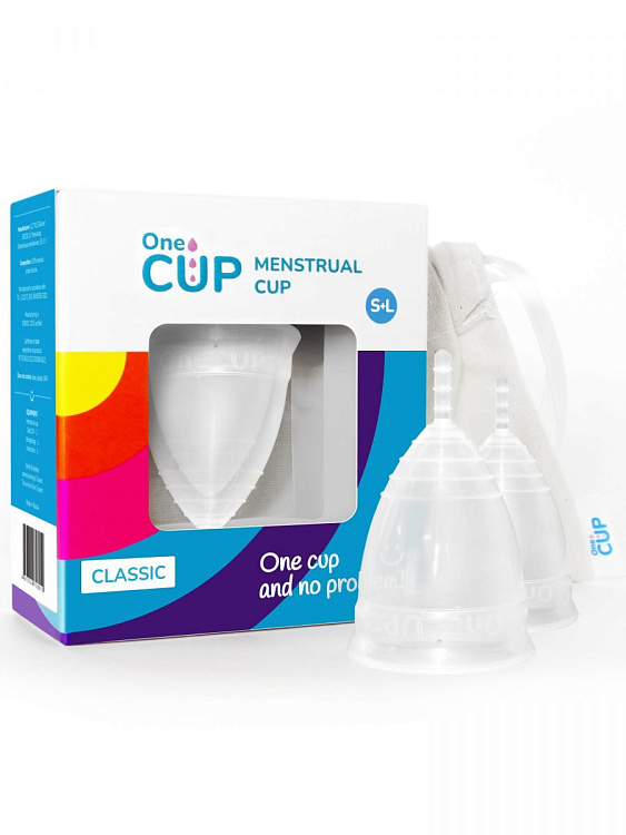 Набор из 2 менструальных чаш OneCUP Classic