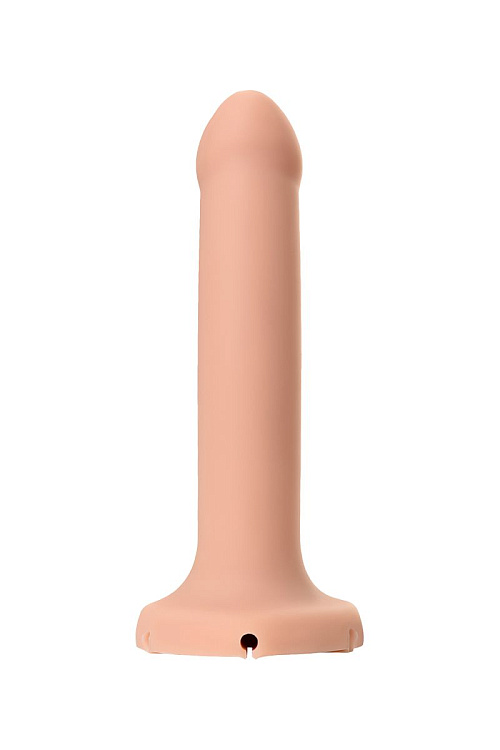 Телесный фаллос с имитацией эякуляции Silicon Cum Dildo L - 19,6 см.