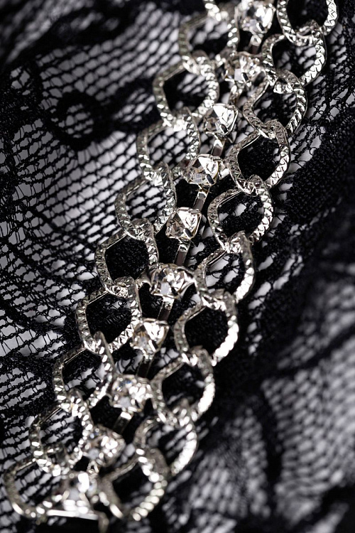 Трусики-стринги Stella с цепочками и стразами