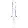 Стеклянный фаллоимитатор с рукоятью 11’’ Girthy Cock Double Ended With Handle - 28 см.