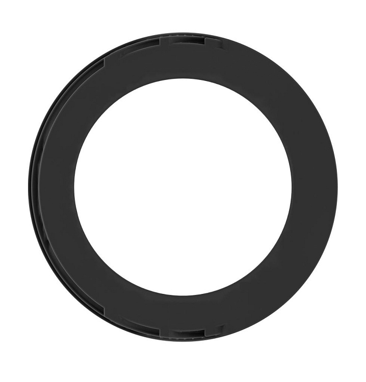 Чёрное эрекционное кольцо No.42 Cockring