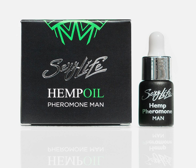 Мужские духи с феромонами Sexy Life HEMPOIL man - 5 мл.