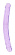 Двусторонний фиолетовый фаллоимитатор - 34 см.