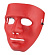 Красная маска из пластика