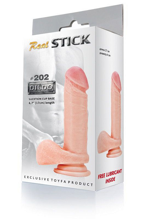 Фаллоимитатор RealStick #202 - 17 см.
