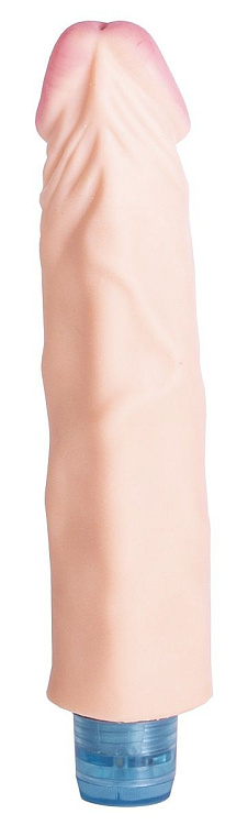 Телесный вибратор Vibro Realistic Cock Dildo - 19,5 см.