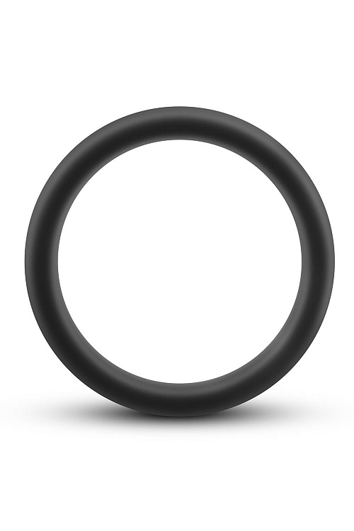 Черное эрекционное кольцо Silicone Go Pro Cock Ring