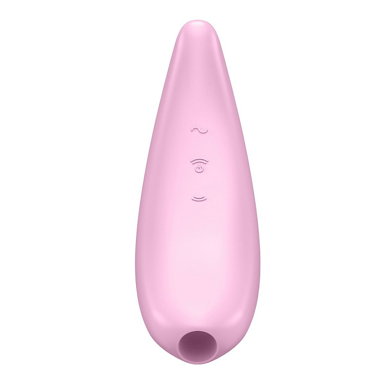 Розовый вакуум-волновой стимулятор Satisfyer Curvy 3+