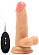 Телесный вибратор-реалистик Vibrating Realistic Cock 6  With Scrotum - 15 см.