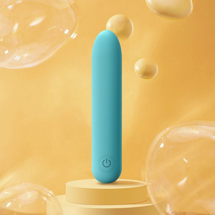 Бирюзовая перезаряжаемая вибропуля Youvic