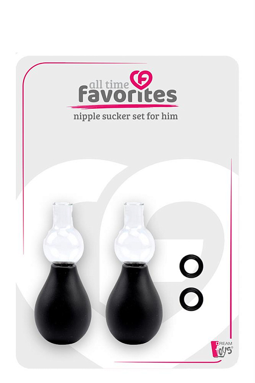 Вакуумные помпы на соски для мужчин NIPPLE SUCKER SET